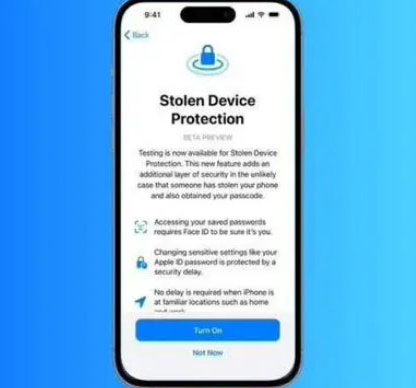 招远苹果授权维修店分享被盗设备保护功能开启方法 