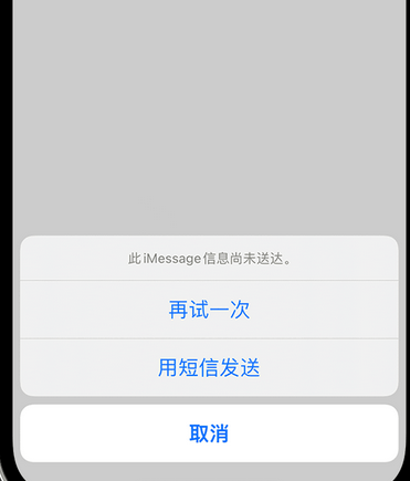 招远apple维修iPhone上无法正常发送iMessage信息