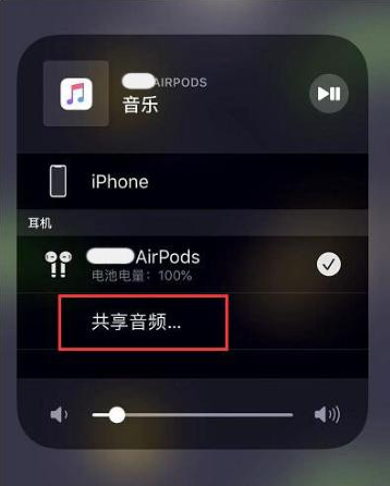 招远苹果14音频维修点分享iPhone14音频共享设置方法 